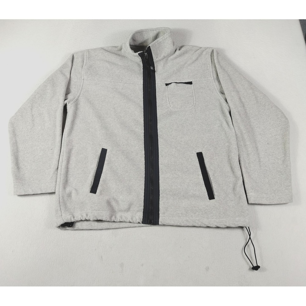 Vintage‎ Palmetto's Alpine Tek Jacket Mens Medium Gray Fleece Outdoor Cabincore